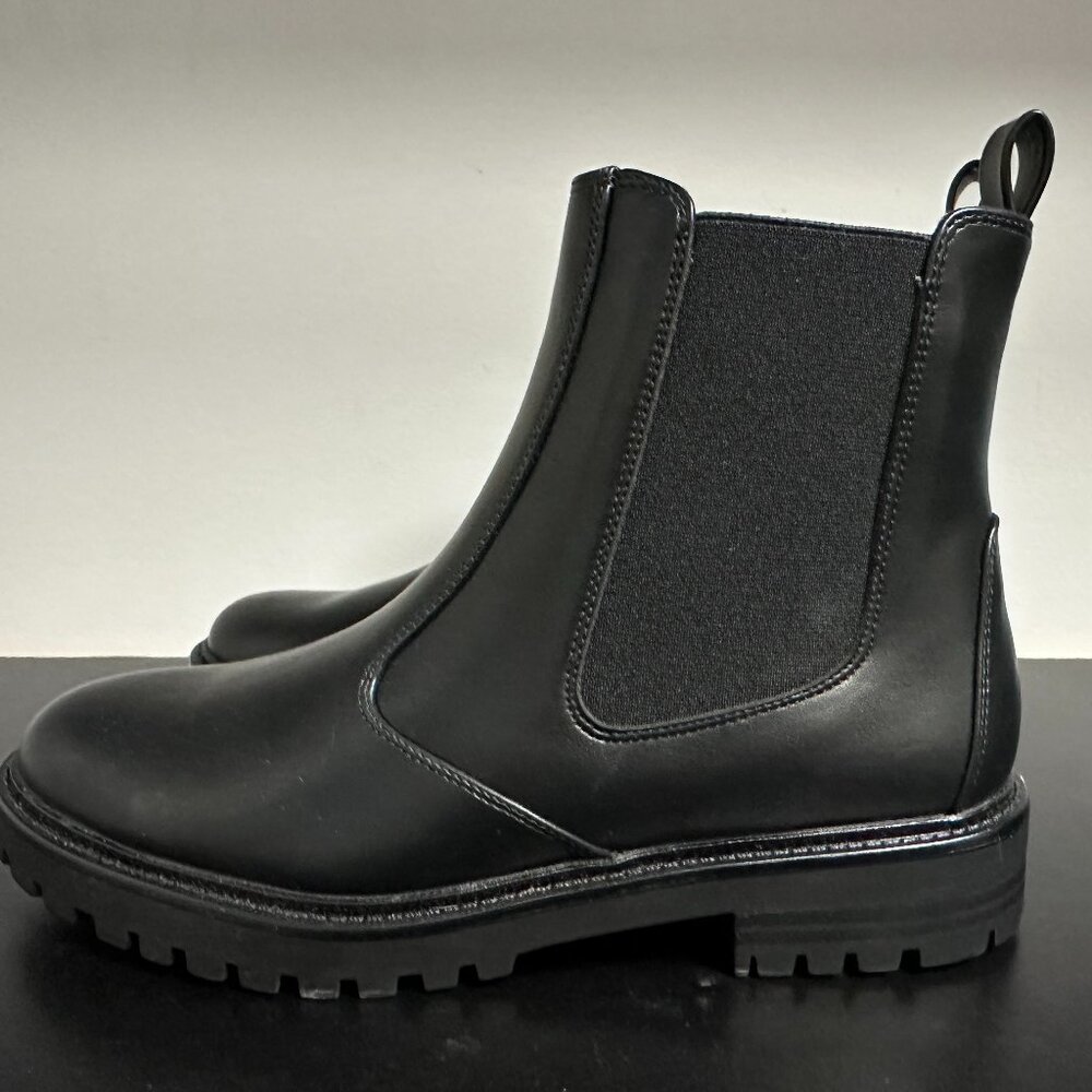 Chunky Black Chelsea Boots – Gap Size 8, Worn Once